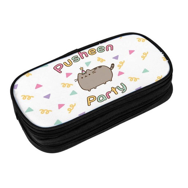 Pusheen Girls Cartoon Cute Pencil Bag Kid Anime Printed Pencils